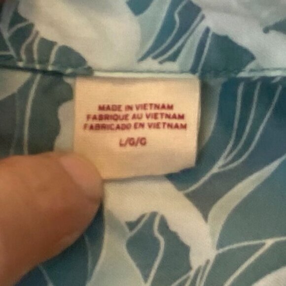 Levi's Mens Shirt Large Short Sleeve Relaxed Fit Floral Casual Button Up Casual - Picture 6 of 12